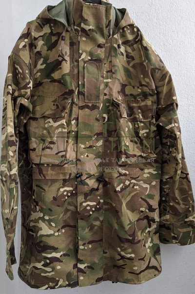 Куртка мембрана Gore-Tex MVP MTP непромокаемая с капюшоном армии Великобритании 190/120 с манжетами