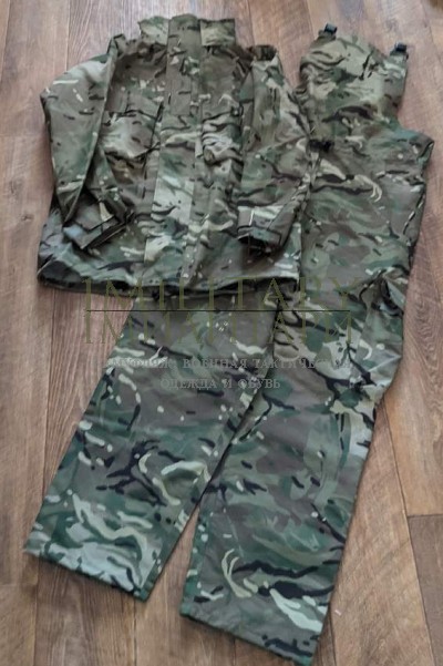 Комплект (куртка с капюшоном и полукомбинезон) Gore-Tex мембрана MVP MTP непромокаемый британская армия