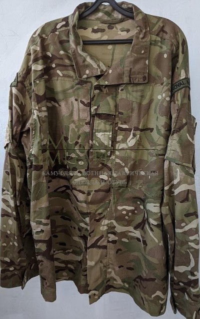 Китель армии Великобритании в камуфляже MTP 180/120 с нашивками Royal Navy