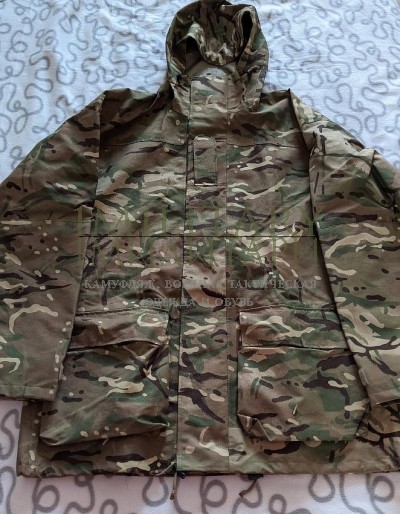 Куртка мембрана Gore-Tex MVP камуфляж MTP непромокаемая с капюшоном армии Великобритании 180/104