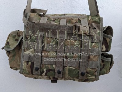 Сумка британской армии Ammunition Grab Bag с Molle креплениями, камуфляж MTP новая