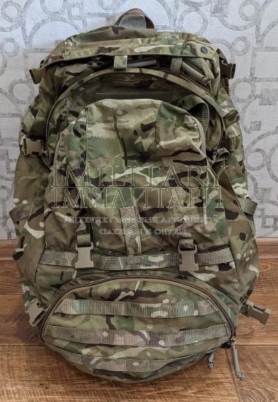 Рюкзак армии Великобритании Virtus 90L (90 литров) Bergan IRR плюс гидратор в камуфляже MTP комплект