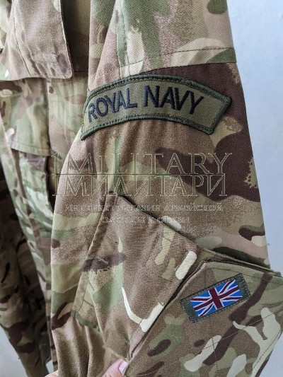 Китель армии Великобритании в камуфляже MTP 180/120 с нашивками Royal Navy